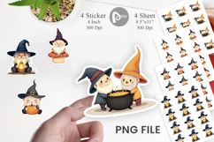 Baby Gnome Halloween Sticker Product Image 1