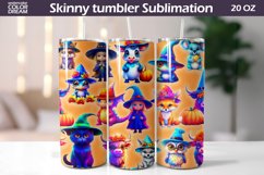 Cute Halloween Tumbler Wrap | 3D Halloween Tumbler Product Image 1