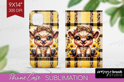 Highland Cow Phone Case PNG - Summer Case PNG Sublimation Product Image 1