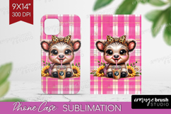 Highland Cow Phone Case PNG - Summer Case PNG Sublimation Product Image 1