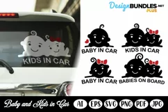 Babies on Board Signs Stickers, Kids in Car, Baby in Car Product Image 1