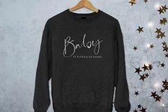 Baby its Cold Outside SVG | Cosy Winter Sweater SVG Product Image 5