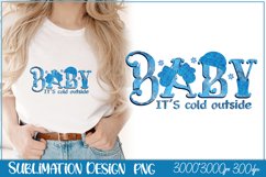 Winter Girl | Baby its cold outside | Winter Sublimation Product Image 1