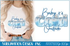 Winter Girl | Baby its cold outside | Winter Sublimation Product Image 1