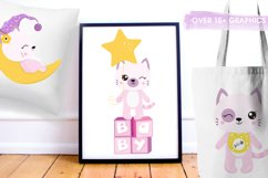 Baby Kitty Girl graphics | illustrations Product Image 5