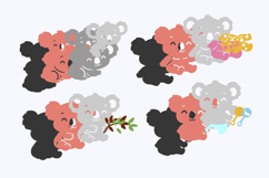 Baby Koala 3D SVG Product Image 3