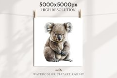 Baby Koala Forest Animals Clipart PNG Scrapbooking Nursery Art Image Watercolor  Transparent Print invitation shirt designs sublimation kids printable digital watercolor baby Koala floral, scrapbooking clipart, sublimation nursery drawing, forest animals