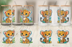 Glass Can Wraps Baby Leopard Product Image 5
