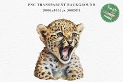 Baby Leopard Safari Animals Clipart African Wild Cats PNG Image Watercolor  Transparent Print invitation t-shirt designs sublimation kids printable digital watercolor Baby Leopard, Safari Animals clipart, sublimation nursery drawing, Savanna baby lions ca