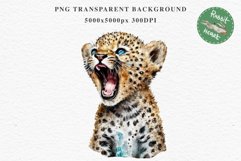 Baby Leopard Safari Animals Clipart African Wild Cats PNG Image Watercolor  Transparent Print invitation t-shirt designs sublimation kids printable digital watercolor Baby Leopard, Safari Animals clipart, sublimation nursery drawing, Savanna baby lions ca