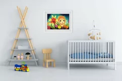 Baby Lion Nursery Poster | Nursery Wall Print Product Image 3