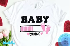 Baby Loading SVG New Mom SVG Newborn SVG New Baby SVG Product Image 1