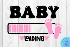 Baby Loading SVG New Mom SVG Newborn SVG New Baby SVG Product Image 2