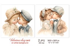 Cute Baby Valentines day card, Love Valentine sublimation Product Image 1