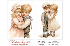 Cute Baby Valentines day card, Love Valentine sublimation Product Image 1