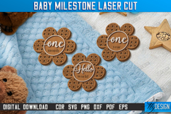 Baby Milestone Laser Cut Bundle | Baby Photo Props | CNC Product Image 4