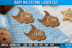 Baby Milestone Laser Cut Bundle | Baby Photo Props | CNC Product Image 5