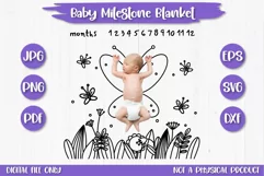 Baby Blanket Butterfly Svg