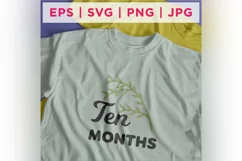 Ten Month Baby Milestone Design's Quote Stickers 11 Product Image 2