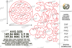 3D Baby Mobile Laser Cut. Nursery Decor SVG Product Image 2