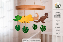 3D Baby Mobiles Bundle Laser Cut. Nursery Decor SVG Product Image 10
