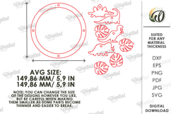 3D Baby Mobile Laser Cut. Nursery Decor SVG Product Image 2