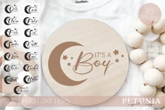 baby milestone cut file