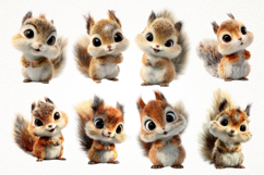 Cute Mouse PNG Clipart Bundle Product Image 2