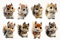 Cute Mouse PNG Clipart Bundle Product Image 4