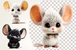 Baby Mouse 28 PNG Cute Mouse Clipart Transparent Background Product Image 6