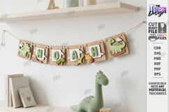 Baby Name Banner Laser Cut Bundle | Nursery Garlands Set SVG Product Image 5