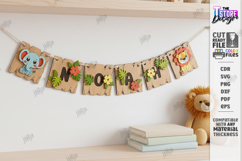 Baby Name Banner Laser Cut Bundle | Nursery Garlands Set SVG Product Image 10