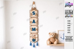 Baby Name Banner Laser Cut Bundle | Nursery Garlands Set SVG Product Image 2