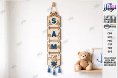 Baby Name Banner Laser Cut | Nursery Garland | Wall Decor Product Image 1