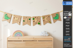 Baby Name Banner Laser Cut Bundle | Kids Room Wall Garland Product Image 10