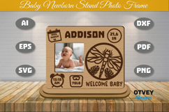 Newborn Baby Photo Frames Dragonfly Lasercut Product Image 2