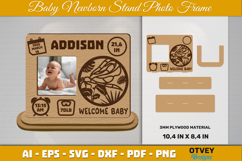 Newborn Baby Photo Frames Dragonfly Lasercut Product Image 1
