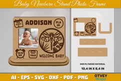 Newborn Baby Photo Frames Dragonfly Lasercut Product Image 1