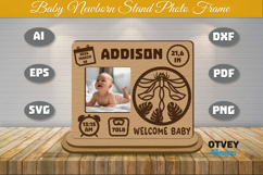 Newborn Baby Photo Frames Dragonfly Lasercut Product Image 2