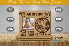 Newborn Baby Photo Frames Dragonfly Lasercut Product Image 2