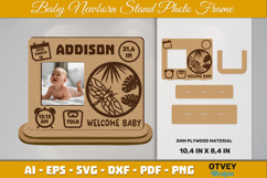 Newborn Baby Photo Frames Dragonfly Lasercut Product Image 1
