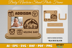 Newborn Baby Photo Frames Sea Animals Lasercut Product Image 1