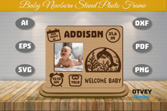 Newborn Baby Photo Frames Sea Animals Lasercut Product Image 2