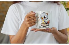 Baby Nightingale Illustration | Mug sublimation design Product Image 2