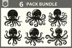 Baby Octopus Svg, Sea Animal Svg, Sea Creature, Octopus SVG Product Image 1