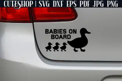 Funny Car Decals For Moms - Mom Car Decal SVG, Funny Mom SVG Product Image 2