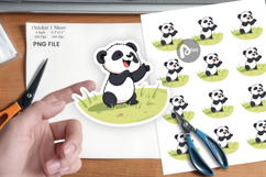 Cute Baby Panda Sticker Product Image 1