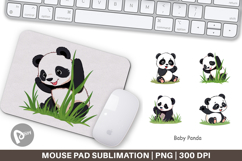 Mouse Pad Cute Baby Panda Product Image 1