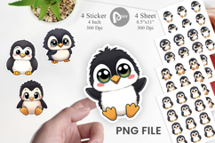 Cute Baby Penguin Sticker Product Image 1