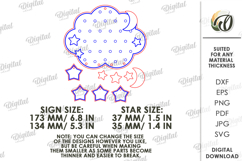 Baby Personalized Birth Stats Sign Laser Cut. Wall Decor SVG Product Image 2